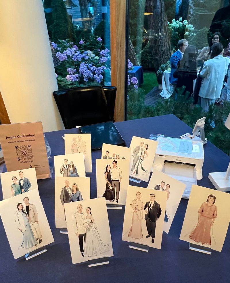 Stilingos svečių iliustracijos renginio metu #4