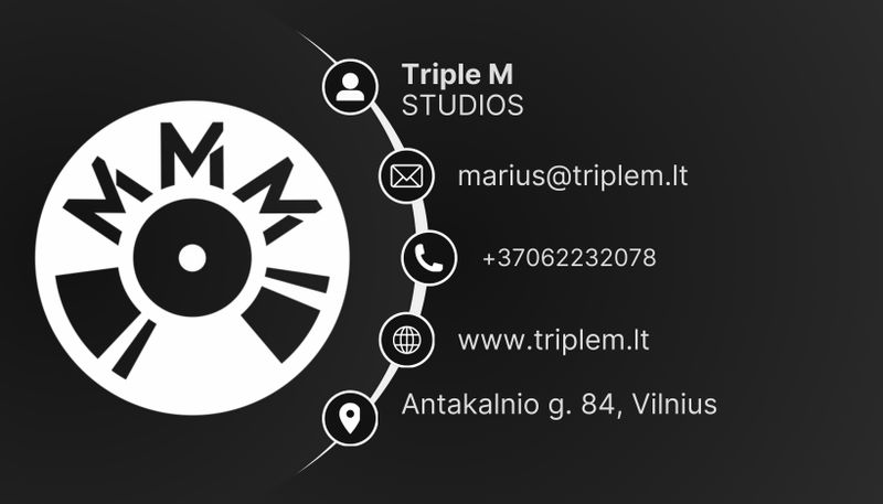 Įrašyk dainą savo šventei / Triple M Studios #2