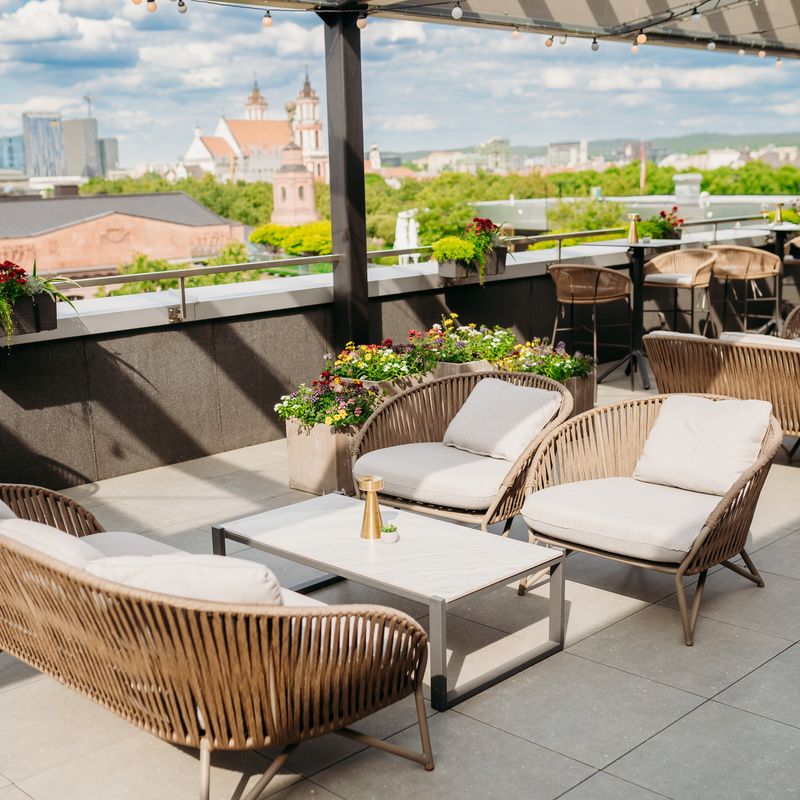Hilton Garden Inn Vilnius - Stogo terasa #5