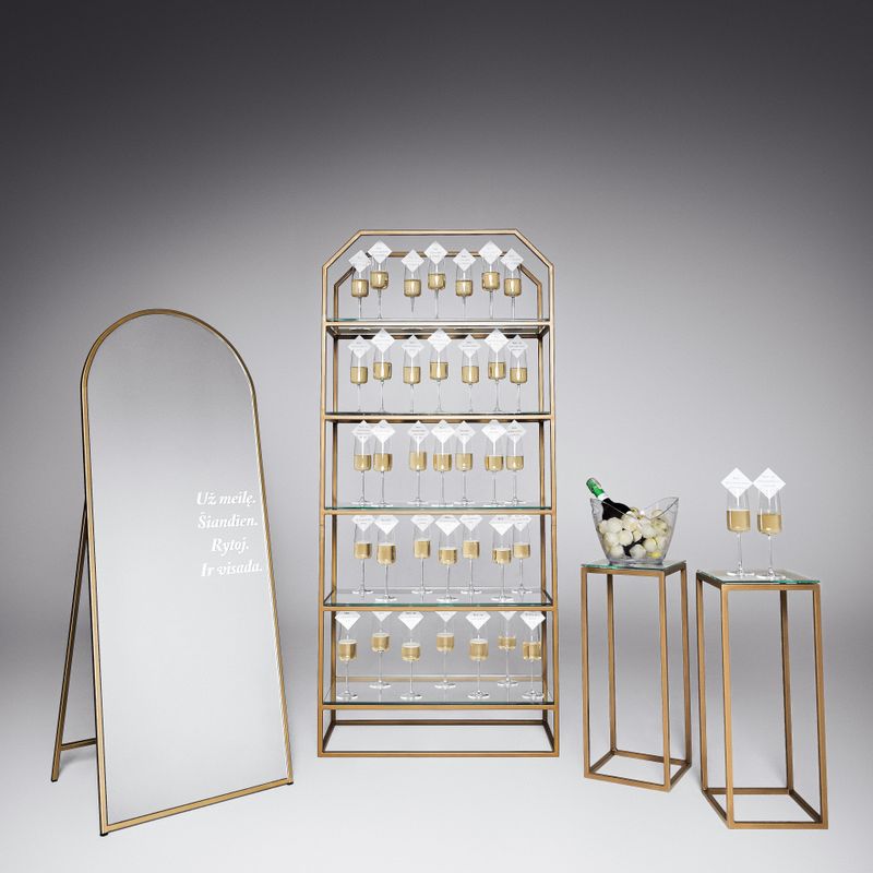 Golden Moments -šampano staliukas #2