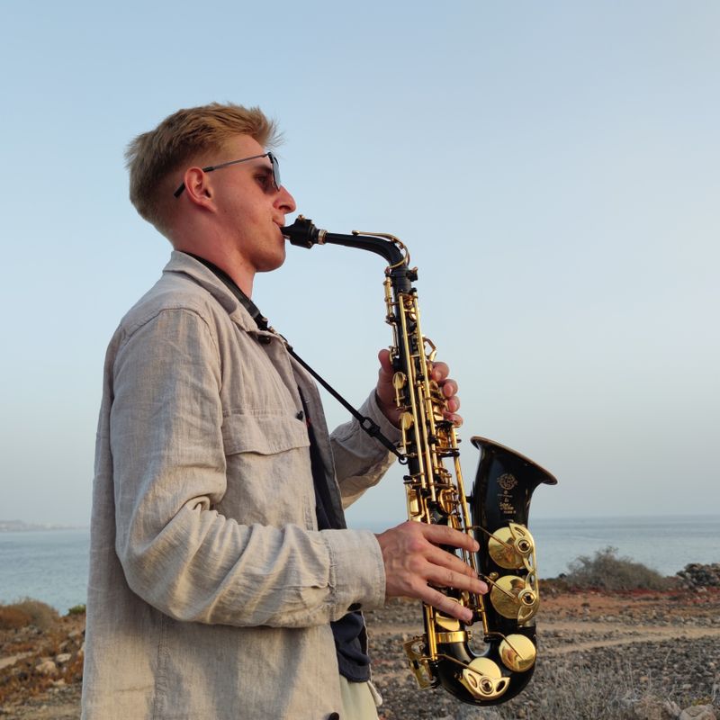 Saksofonistas Tadas Bružas 