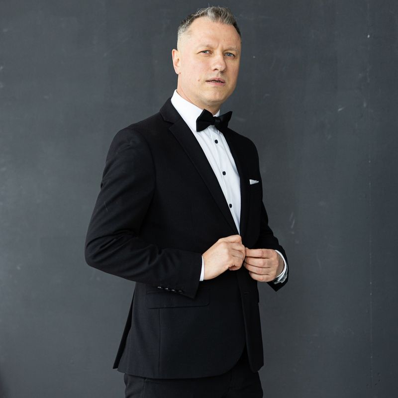 Renginių vedėjas - Justinas Šimavičius