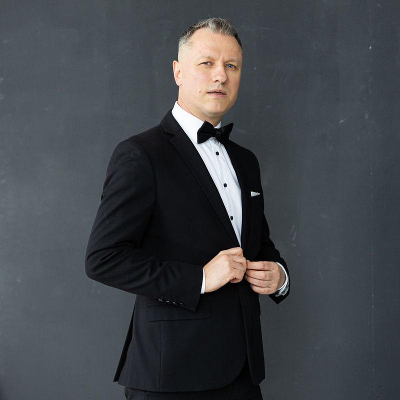 Renginių vedėjas - Justinas Šimavičius