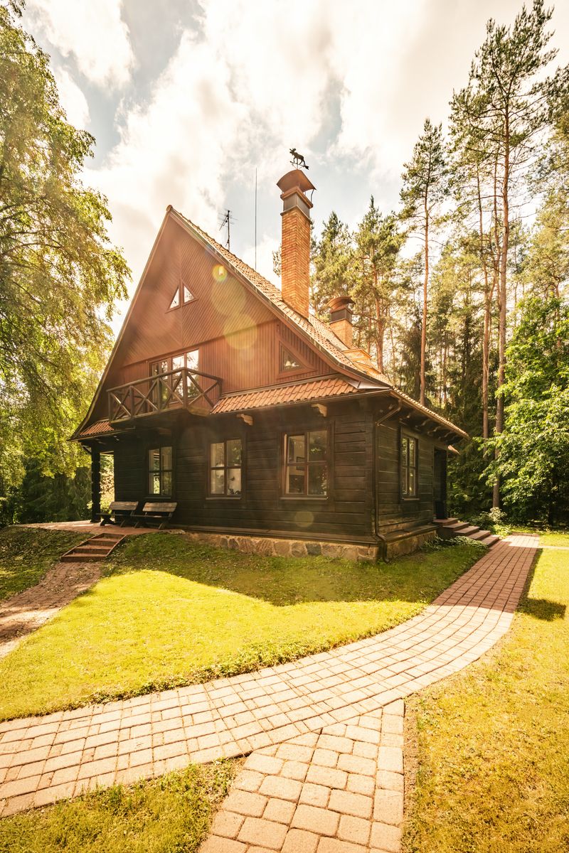 Miško sodyba su ežero panorama Vilniuje #5