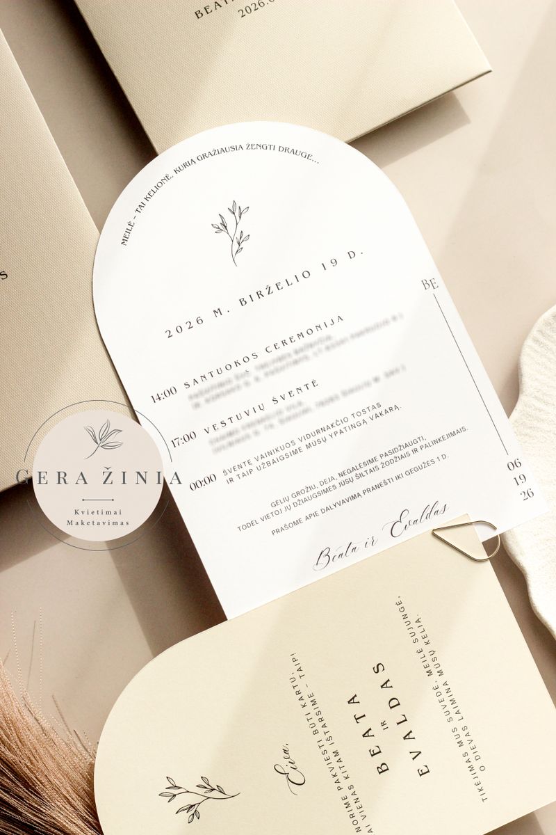 Kvietimai - Gera žinia