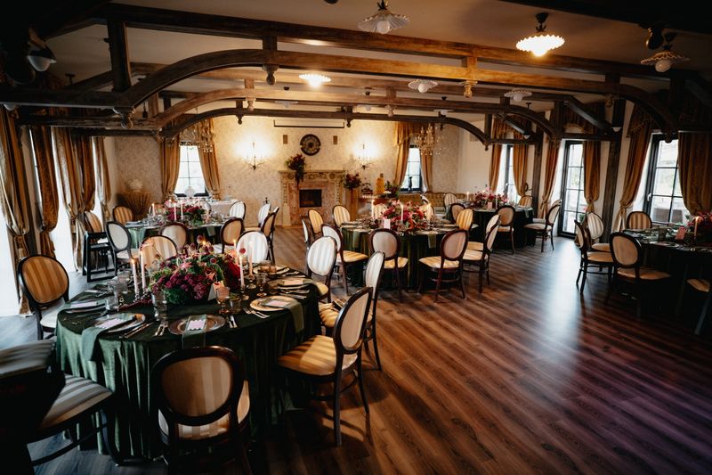 Rusne villa: Didžioji salė ir terasa #3