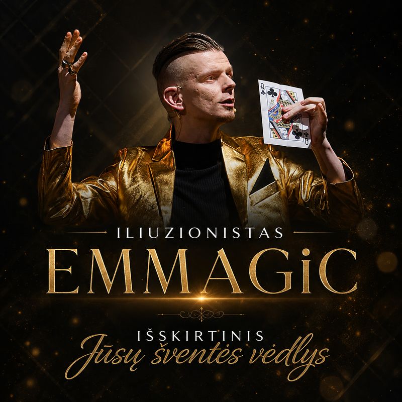Vedėjas- iliuzionistas EMMAGiC